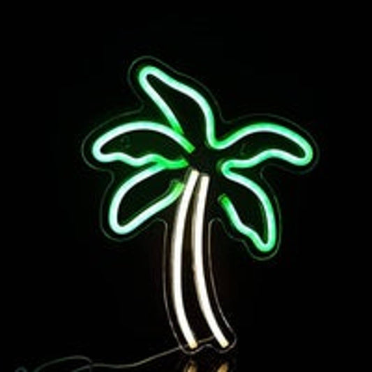 Quality Bright Coconut Palm Tree LED Night Light Room Wall Decoration