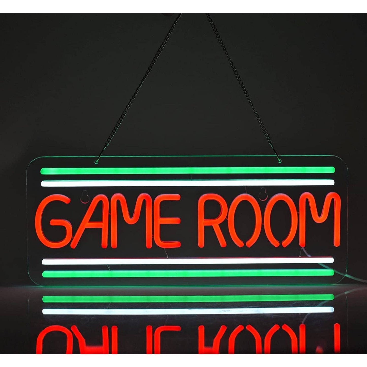 Retro Green / White / Red Game Room LED Night Light Room Wall Decoration