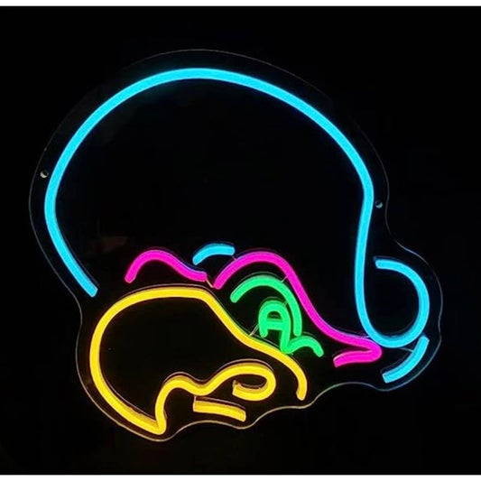 Fun Bright Colorful Pirate Parrot LED Night Light Room Wall Cartoon Decoration