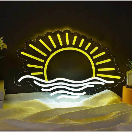 Lovely Vivid Bright Shinning Sun LED Night Light Room Wall Decoration