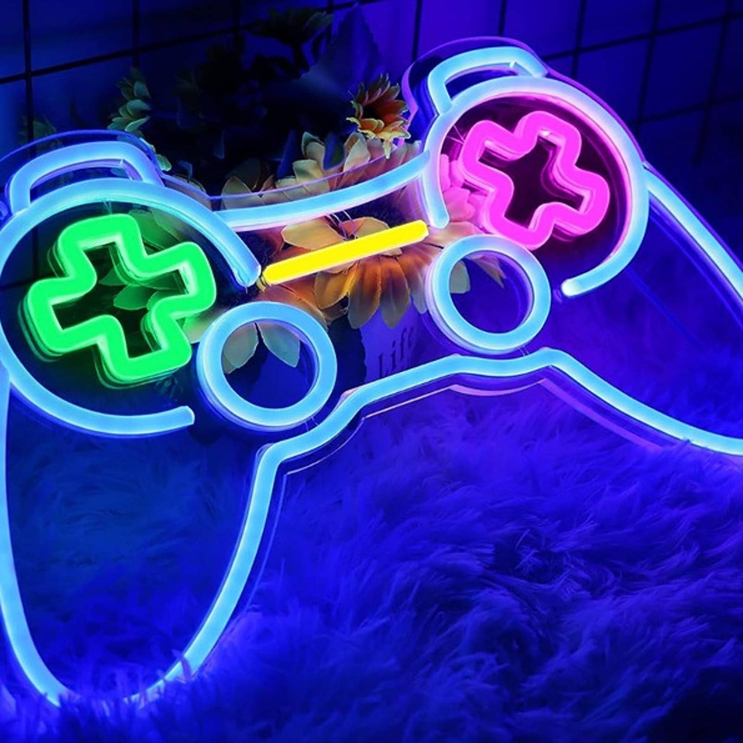 Bright Multi-Color Game Controller LED Night Light Game Room Decor 1