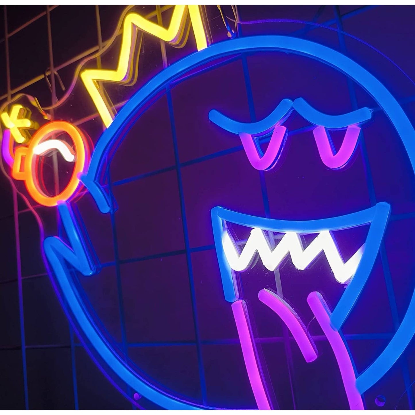 Fun Bright King Boo Bomb Ghost LED Light Super Mario Video Game Room Decor