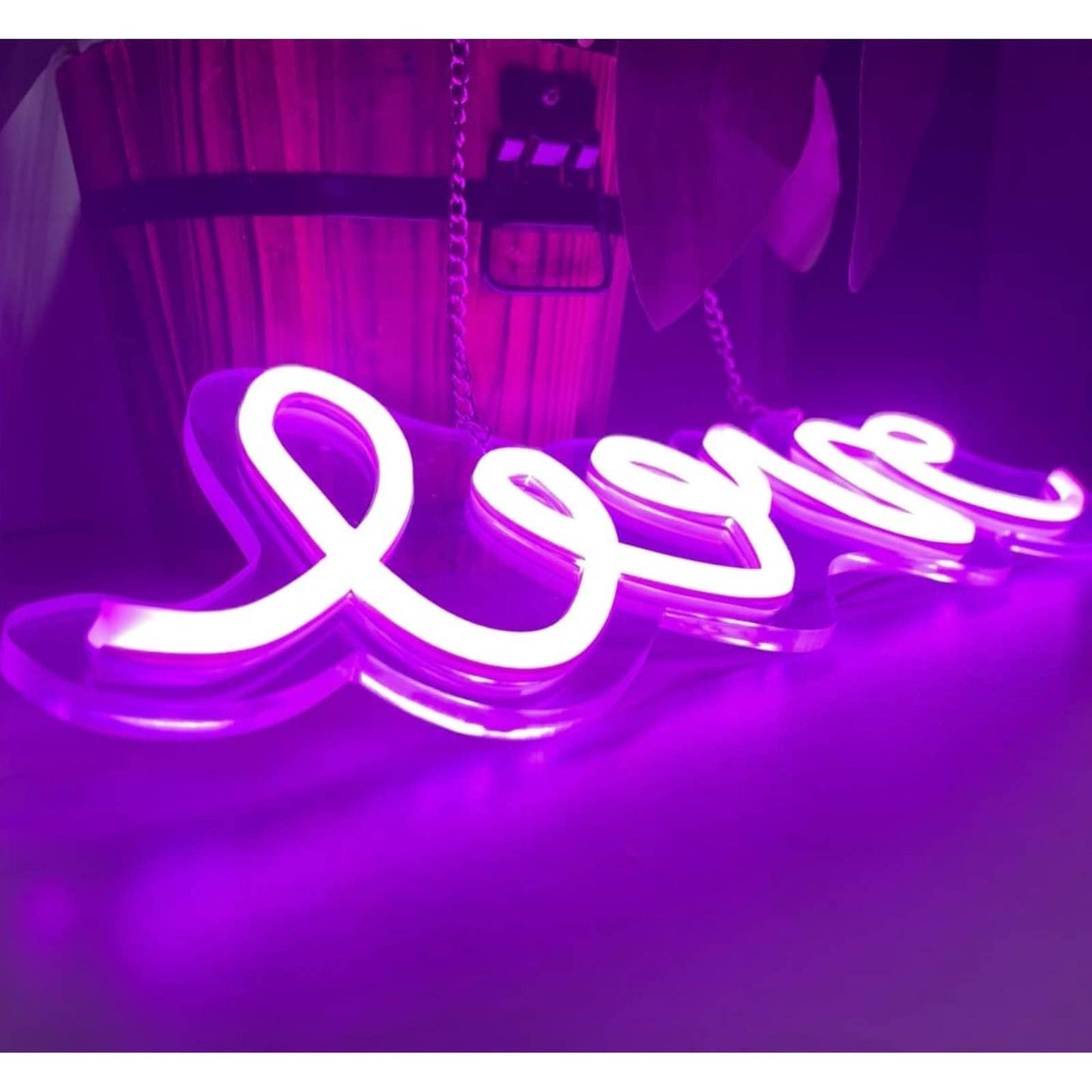 Lovely Warm Pink Love Heart LED Night Light Romantic Room Wall Decoration