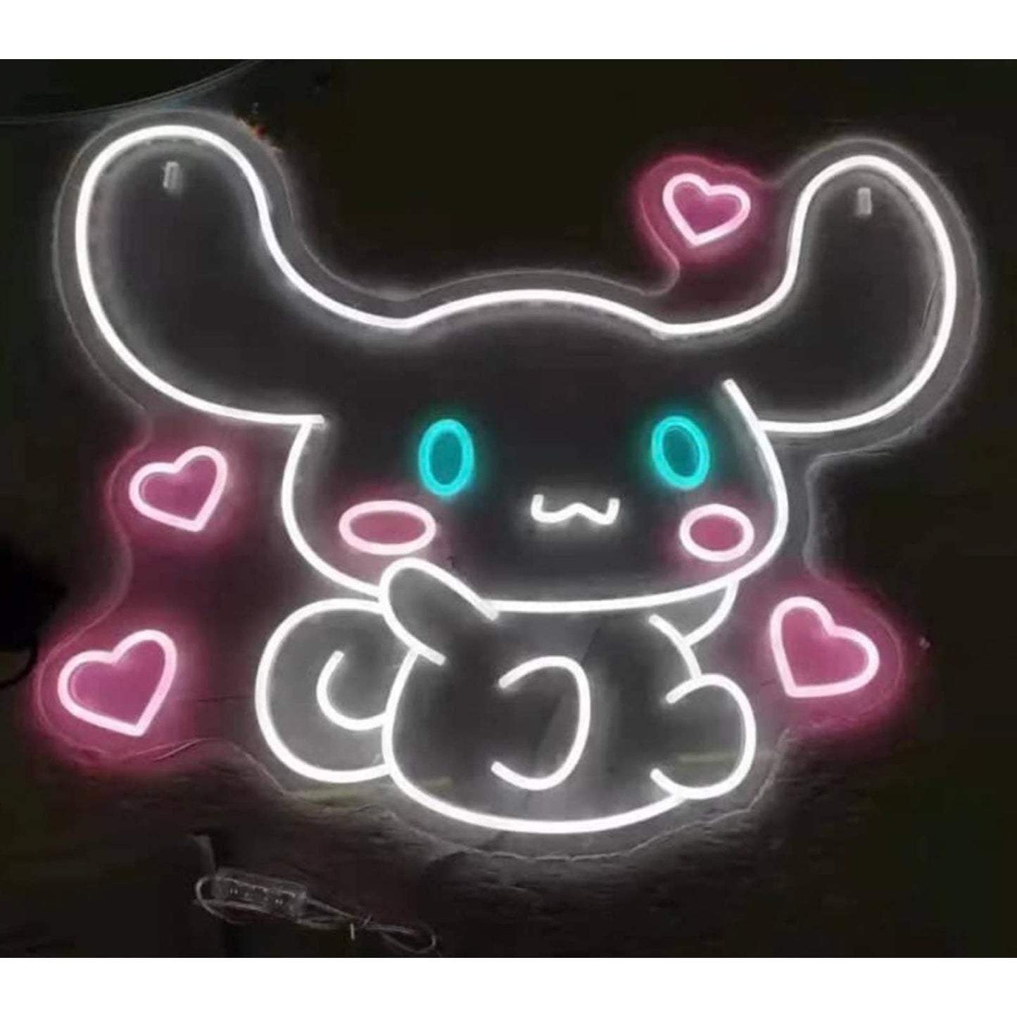 Super Adorable & Bright Cinnamoroll with Hearts LED Night Light Room Decoration