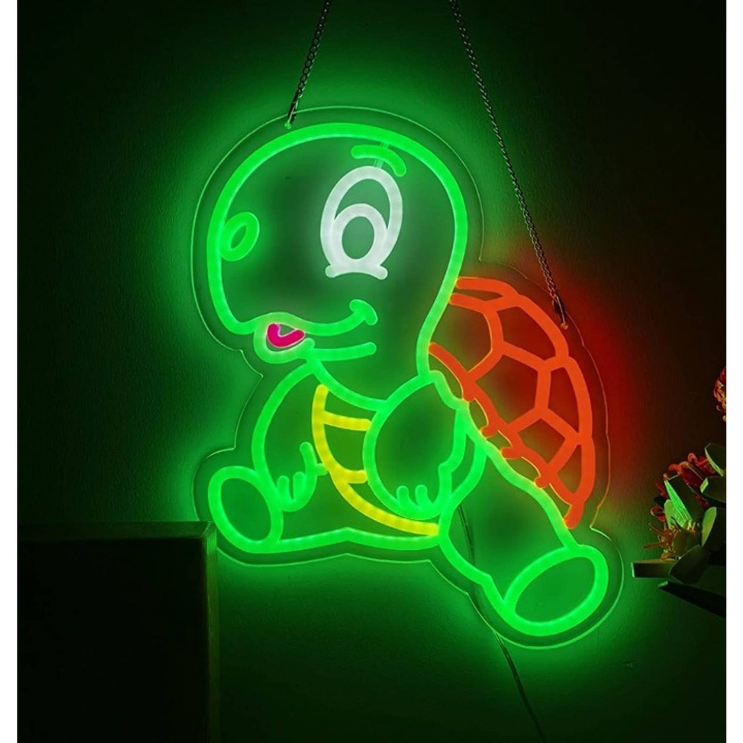 Super Cute Baby Turtle Cartoon LED Night Light Room Wall Decoration