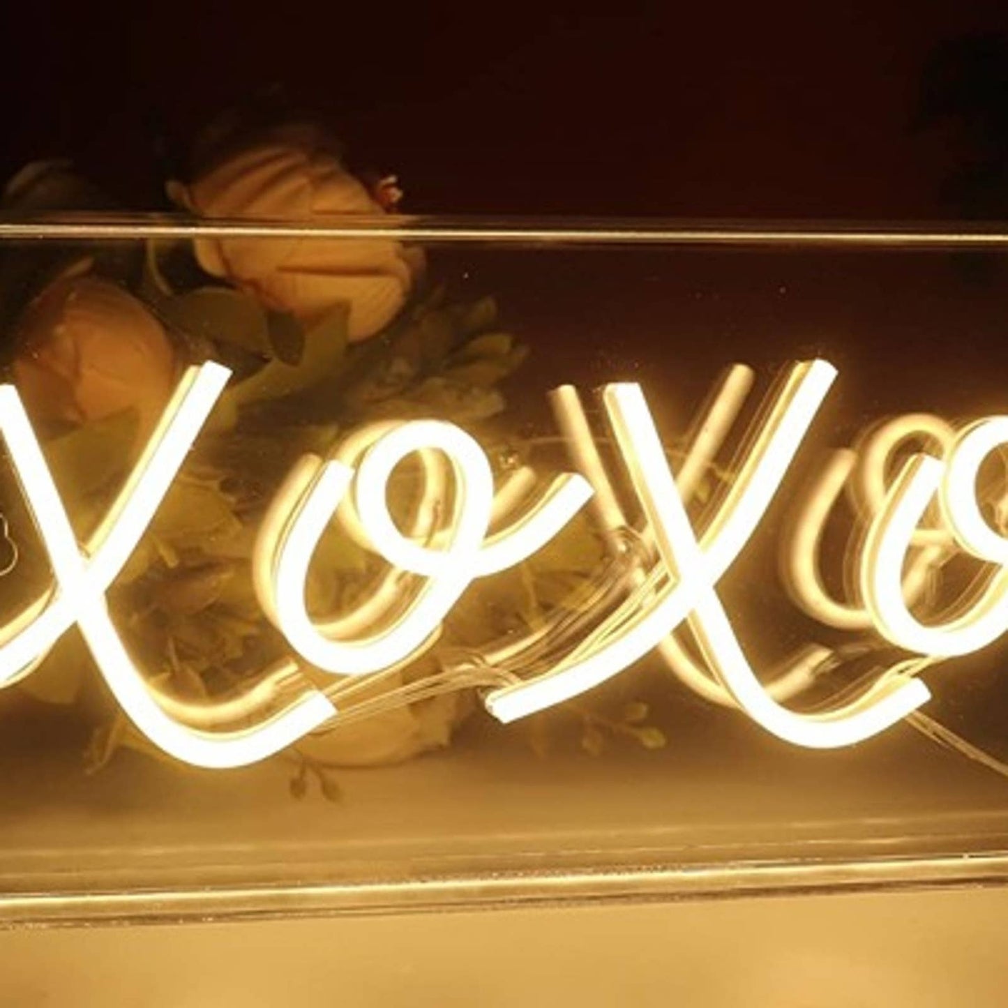 Vivid Bright Warm Fancy XOXO Love LED Night Light Room Wall Decor
