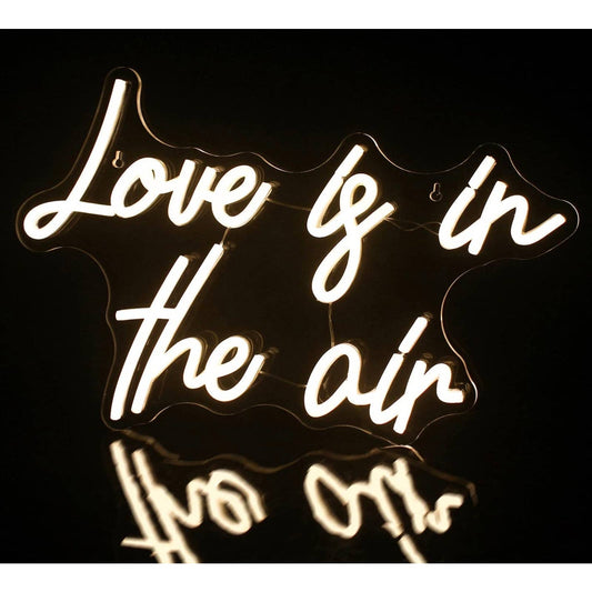 Lovely Bright White “Love is in the Air” LED Night Room Wall Romantic Decor