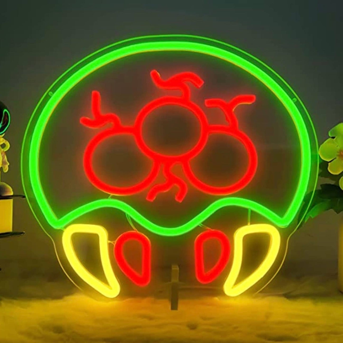 Fun Bright Metroid Prime LED Night Light Video Game Room Wall Decoration