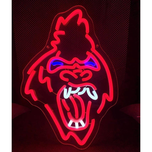 Crazy Bright Mandrill Monkey LED Night Light Room Wall Decoration