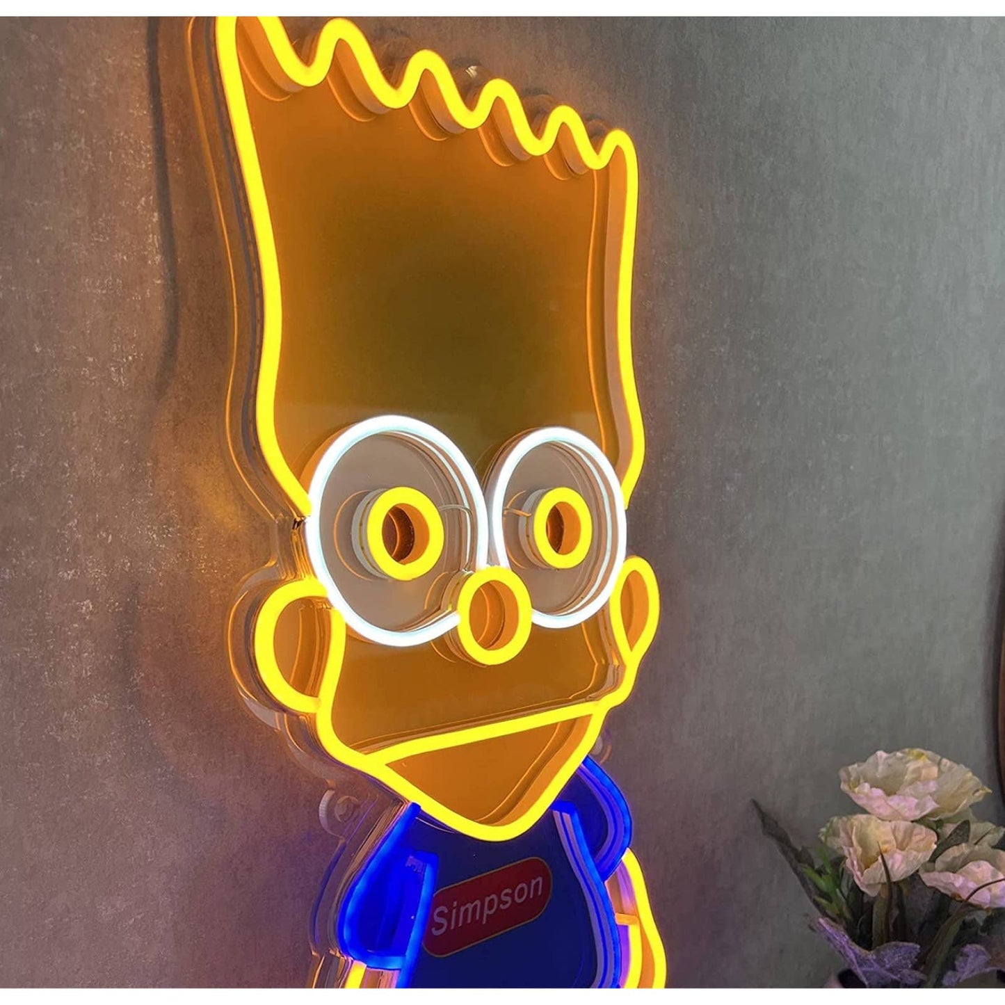 Quality Bright Bart Simpson LED Night Light Bartholomew JoJo Springfield Decor