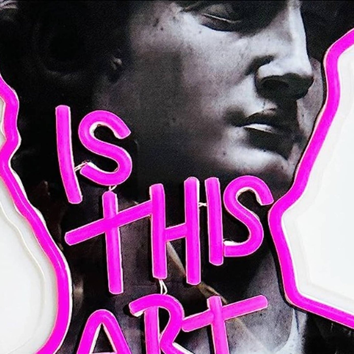 Vivid Bright David of Michelangelo “Is This Art” LED Night Light Wall Decor