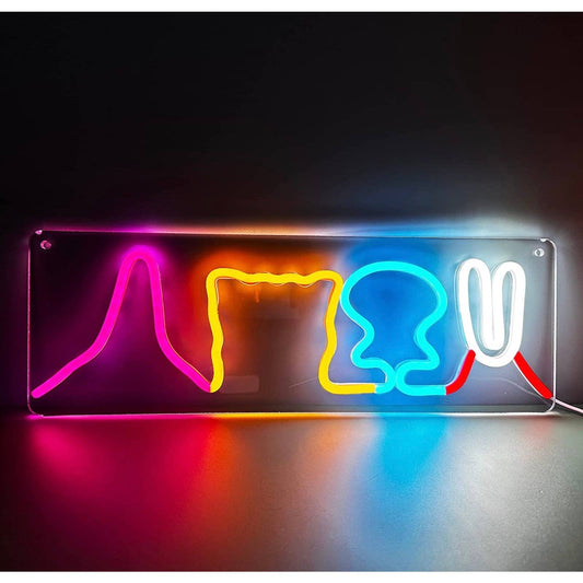 Fun Bright Patrick Star SpongeBob Squidward & Mr. Krabs LED Night Light Sign Wal