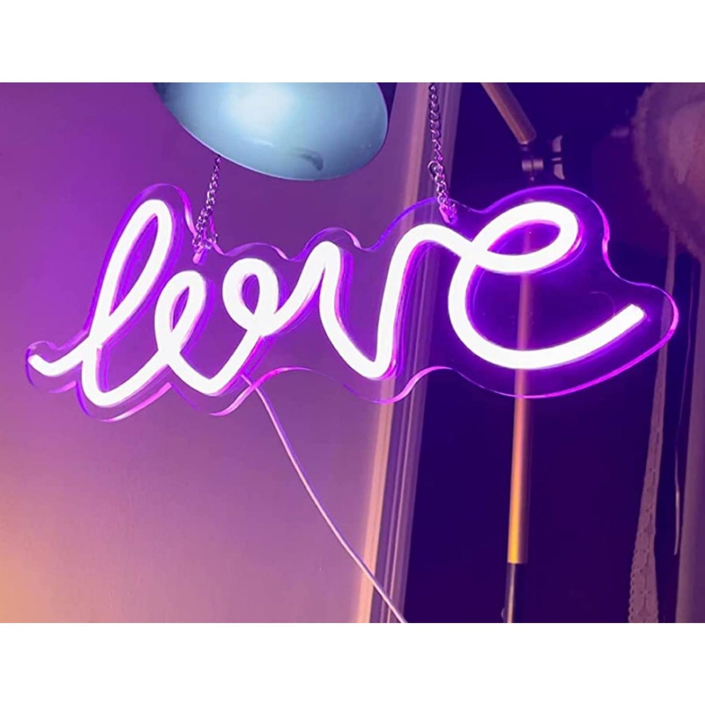 Lovely Warm Pink Love Heart LED Night Light Romantic Room Wall Decoration