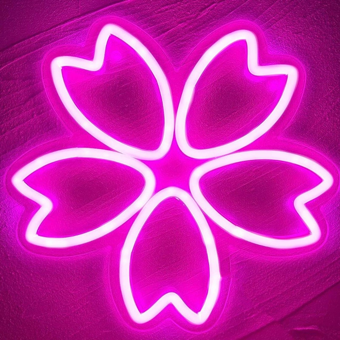 Lovely Vivid Bright Beautiful Flower Blossom LED Night Light Room Wall Decor