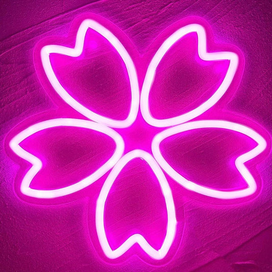 Lovely Vivid Bright Beautiful Flower Blossom LED Night Light Room Wall Decor