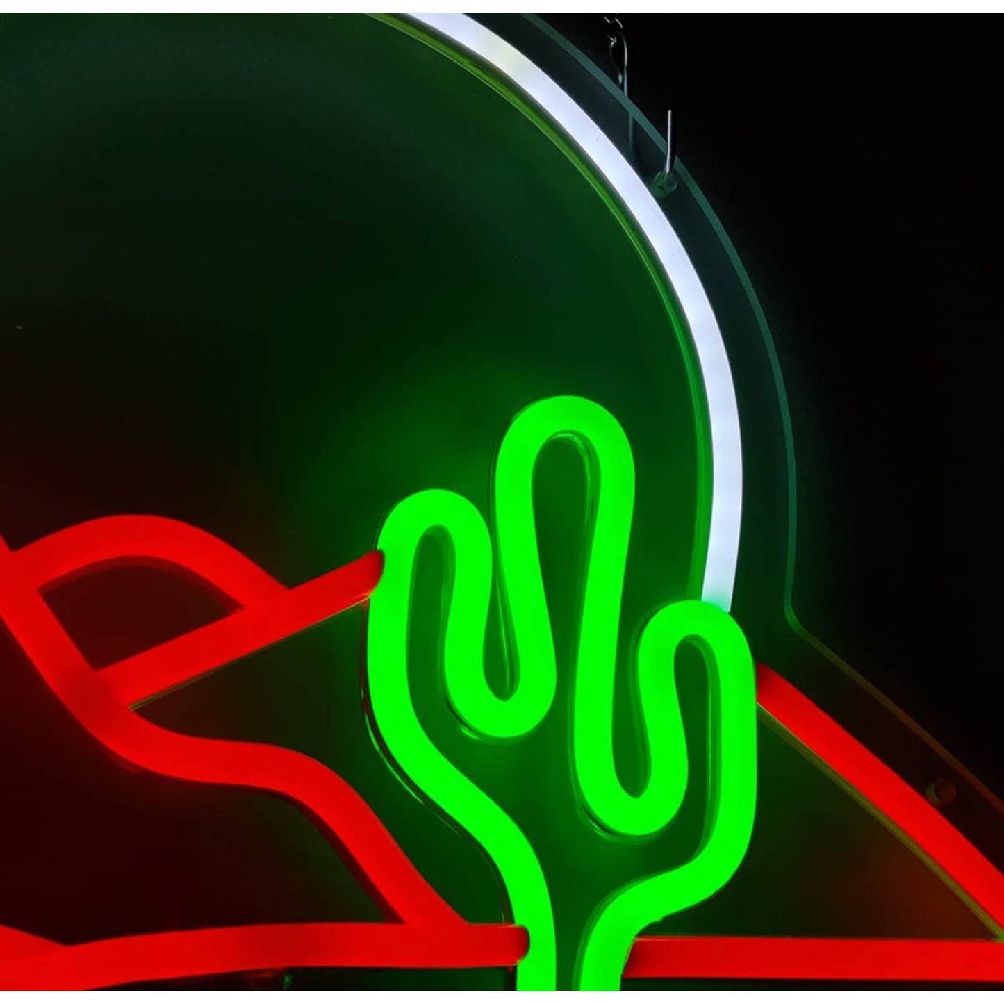 Quality Bright Arizona Sonoran Desert Cactus LED Night Light Room Wall Art Decor