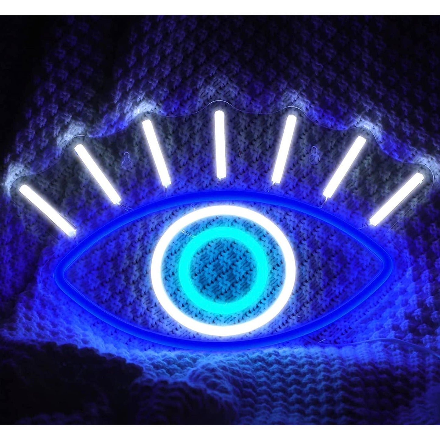 Vivid Blue Eye LED Night Light Room Wall Decoration