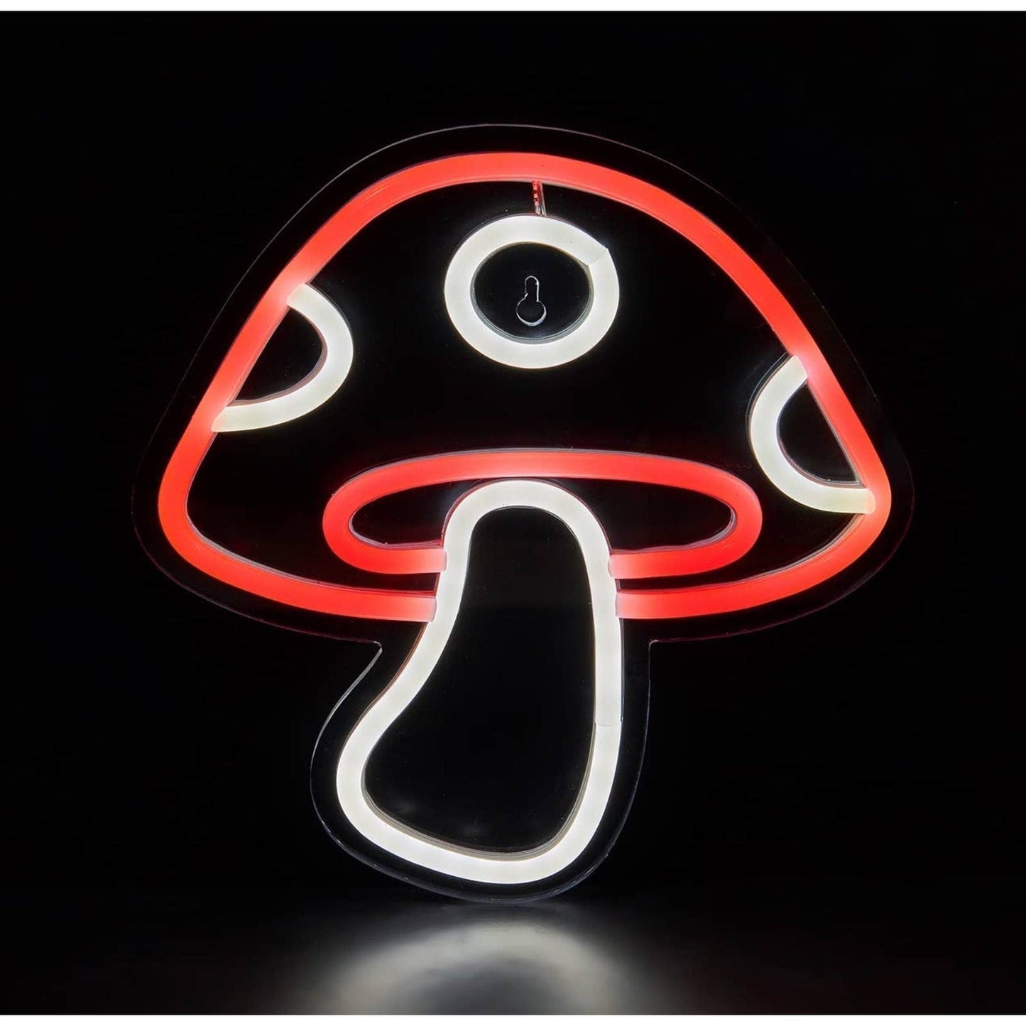 Simple Red & White Mushroom LED Night Light Room Wall Decoration