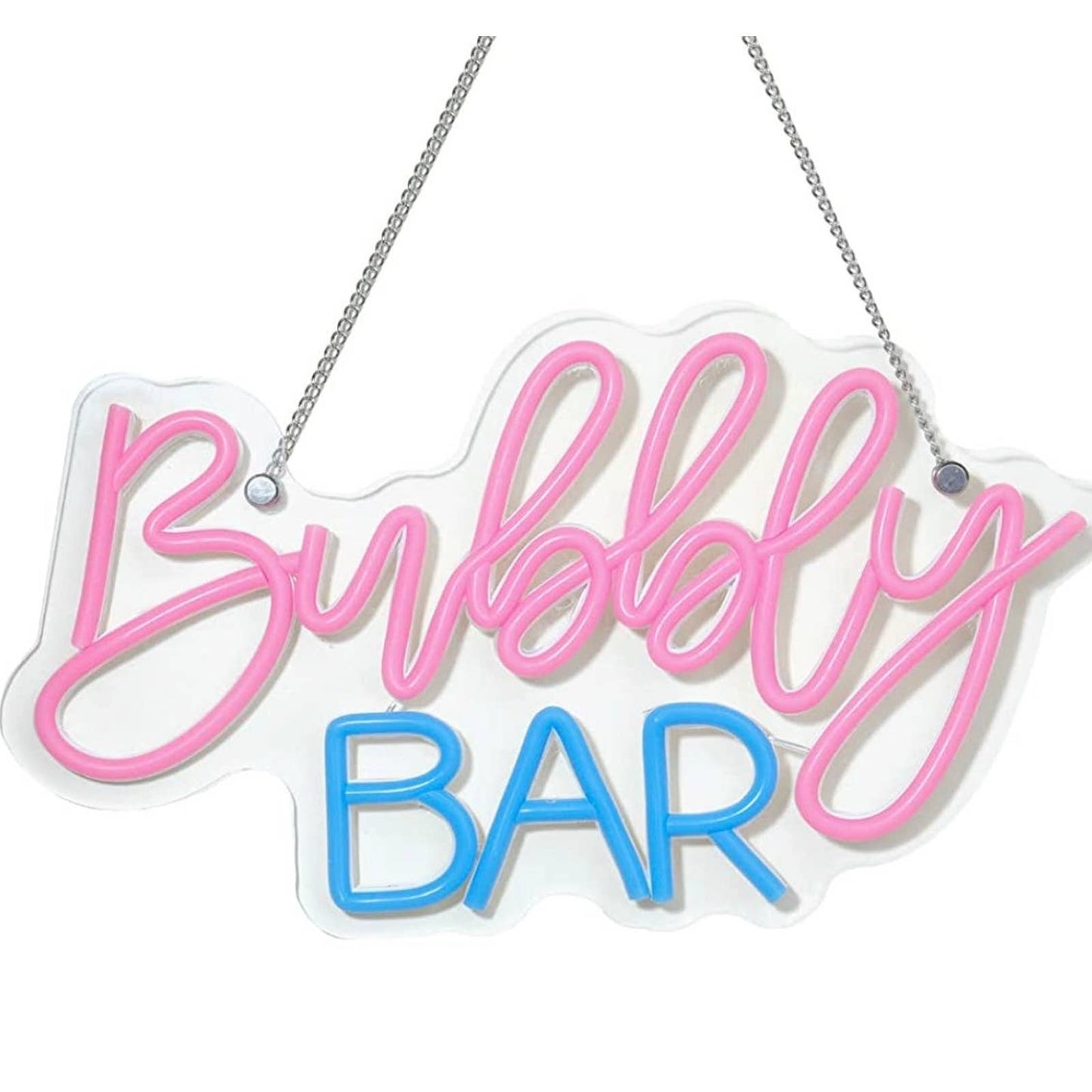Fun Bright Pink Blue Bubbly Car LED Night light Room Wall Decoration