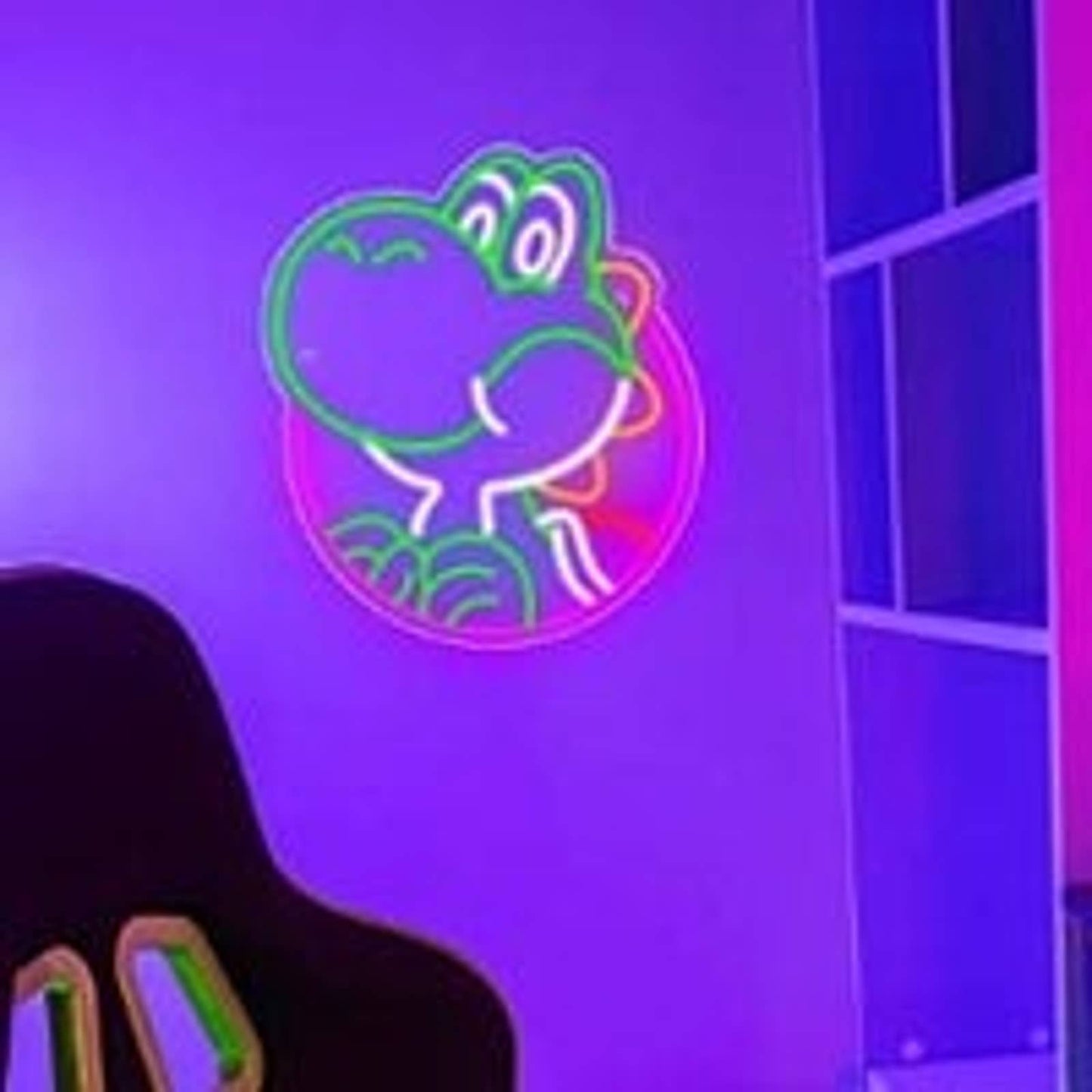 Fun Bright Colorful Yoshi LED Light Video Game Super Mario Decoration