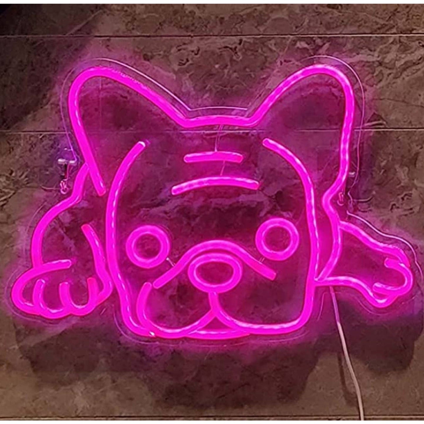 Super Adorable Bright White Chilling Frenchie French Bulldog LED Night Light