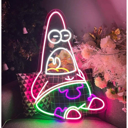 Funny Bright Surprised Patrick the Starfish LED Light SpongeBob SquarePants Deco