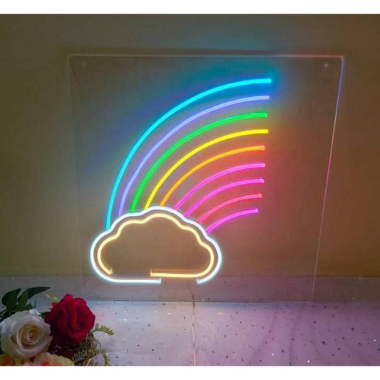 Amazing Colorful Bright Rainbow Cloud LED Night Light Room Wall Decoration