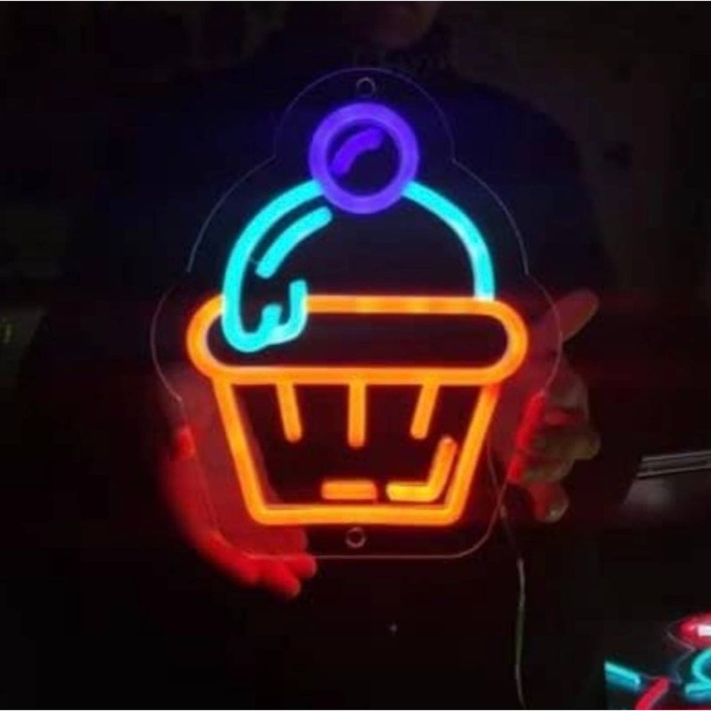 Super Tasty Baby Cup Cake LED Night Light Birthday Party Decor