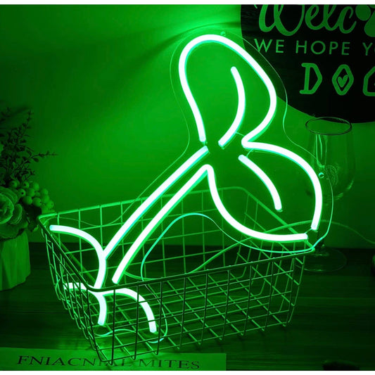 Lovely Sprouting Green Plant LED Night Light Room Wall Night Decor