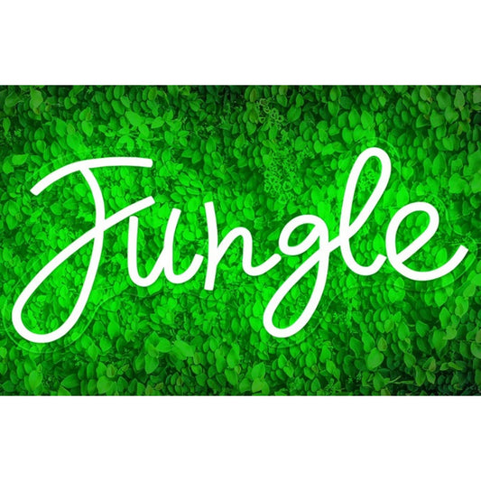 Vivid Bright Green Jungle LED Night Light Room Wall Decoration