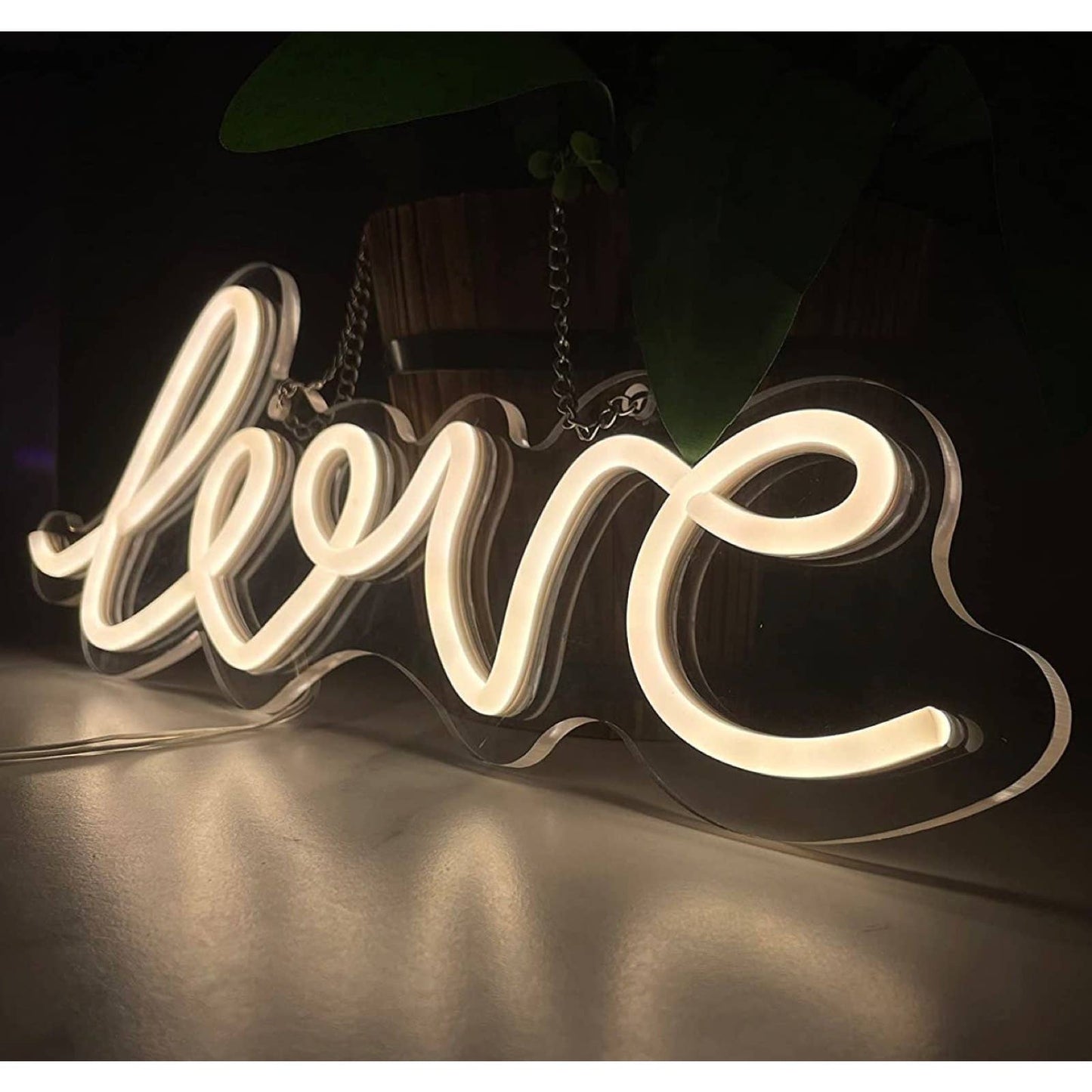 Lovely Warm White Love Heart LED Night Light Romantic Room Wall Decoration