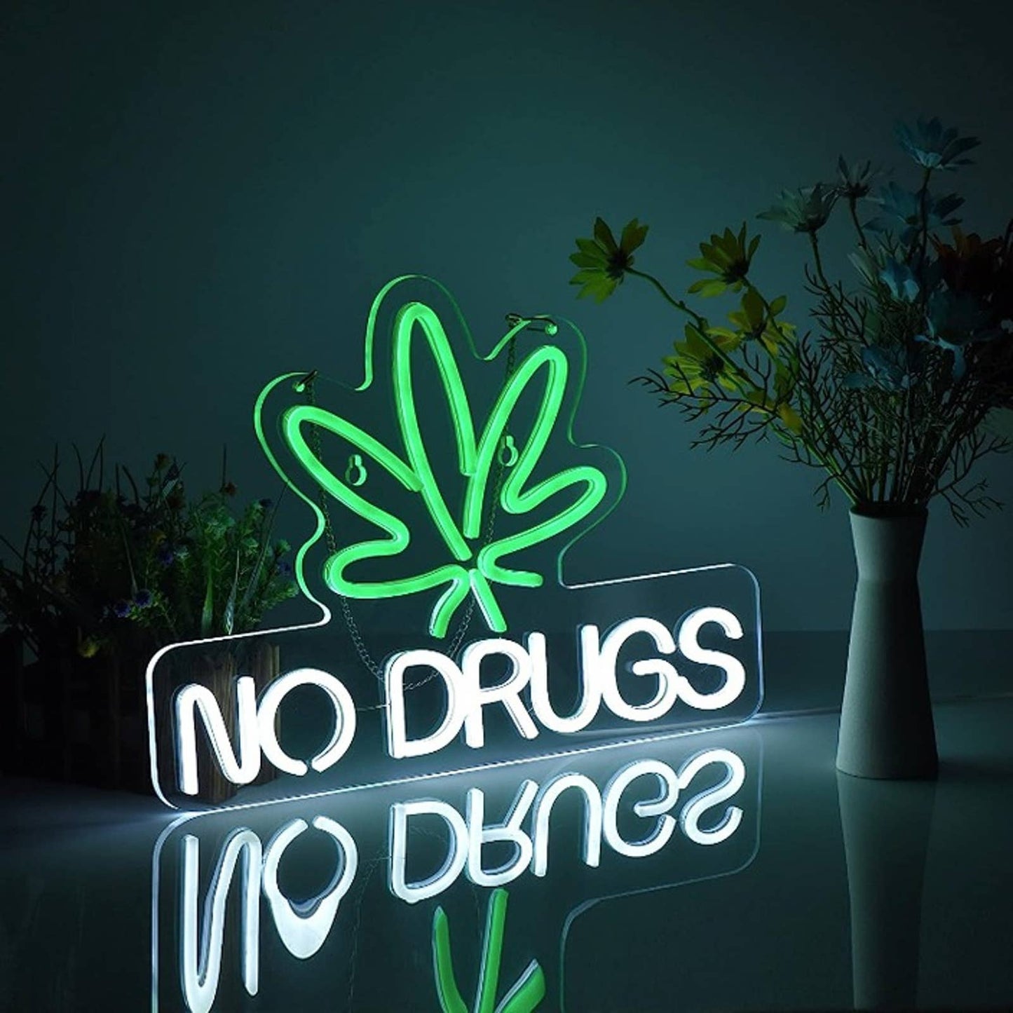 Vivid Bright No Drugs High Plant LED Night Light Room Wall Decoration