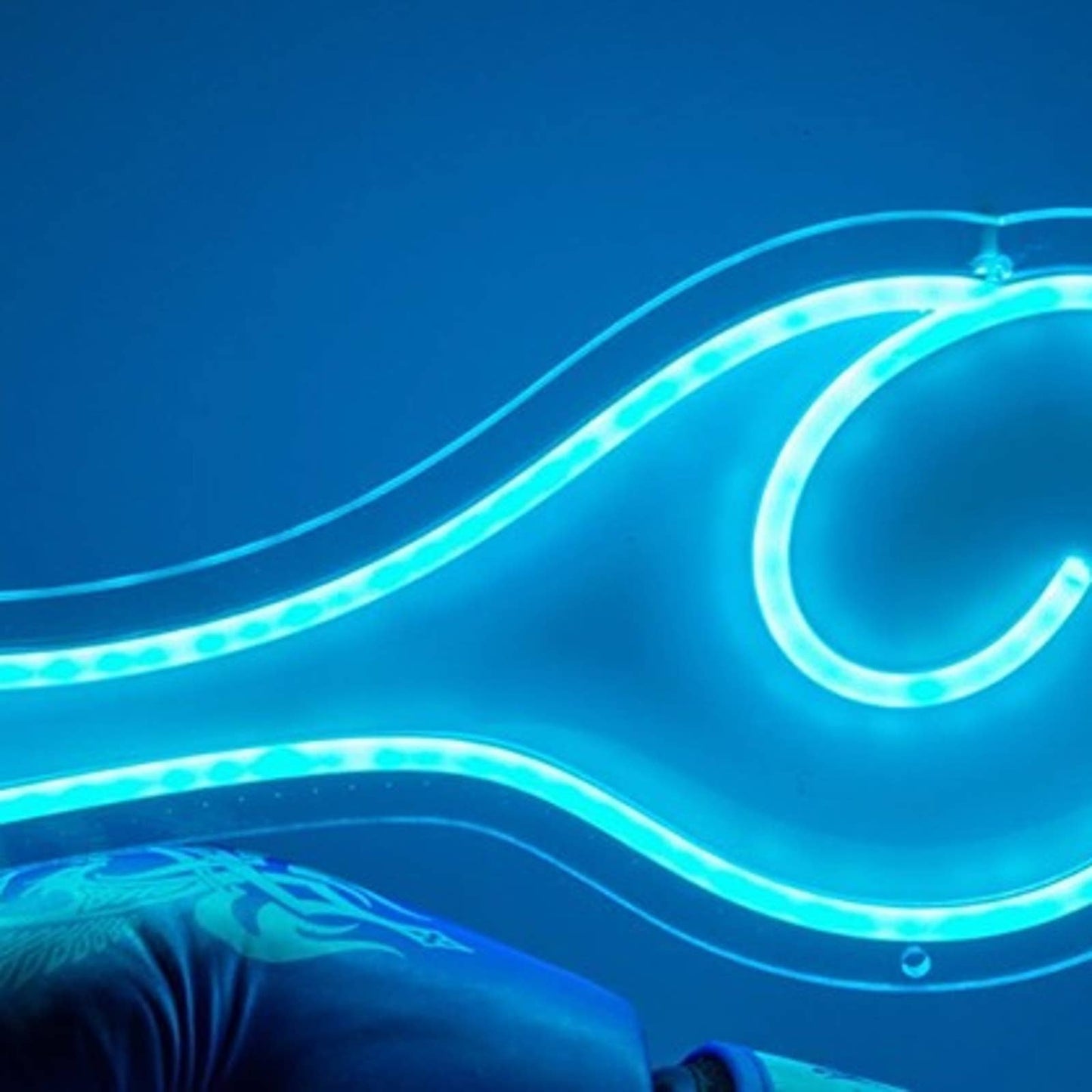 Fun Bright Blue Squirtle Tail LED Night Light Pokemon Game Decor
