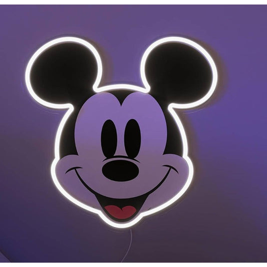 Fun Vivid Bright Mickey Mouse LED Night Light Cartoon Room Wall Decor
