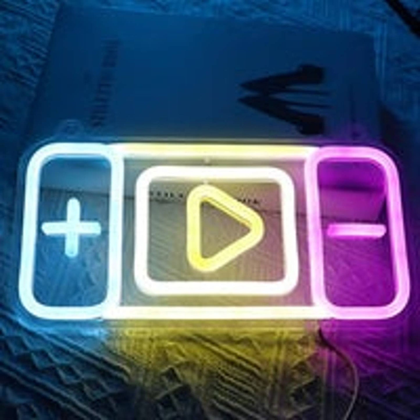Fun Bright Color Switch Video Game LED Night Light Room Wall Decoration
