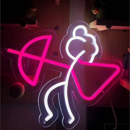 Fun Bright Pink Umbrella Kid LED Night Light Room wall Decor