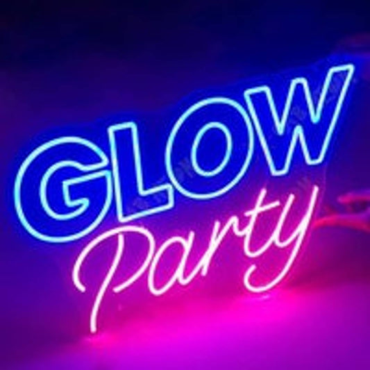 Lovely Large Vivid Bright Glow Party LED Night Light Rave Wall Decoration