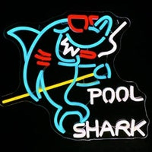 Fun Vivid Bright Pool Shark LED Night Light Room Wall Decoration