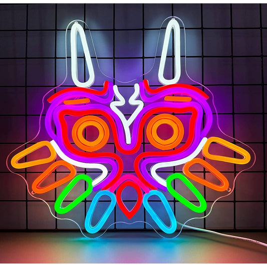 Bright Colorful Quality The Legend of Zelda Majora’s Mask LED Light Game Room De