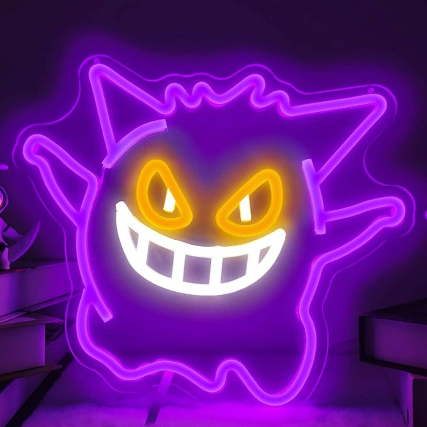 Fun Bright Golden Eye Gengar LED Light Ghost Pokemon Video Game Decor