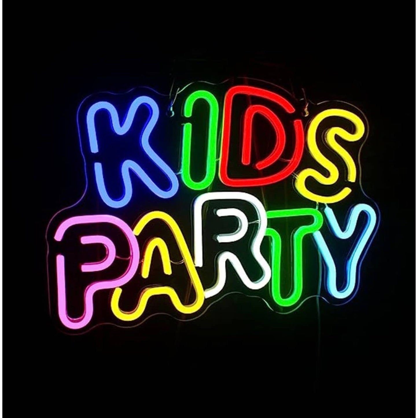 Fun Vivid Bright Rainbow Kids Party LED Night Light Room Wall Decoration