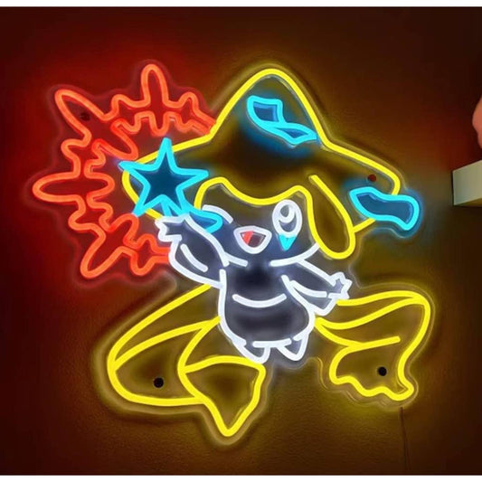 Fun Bright Jirachi Wish LED Night Light Anime Room Wall Decoration