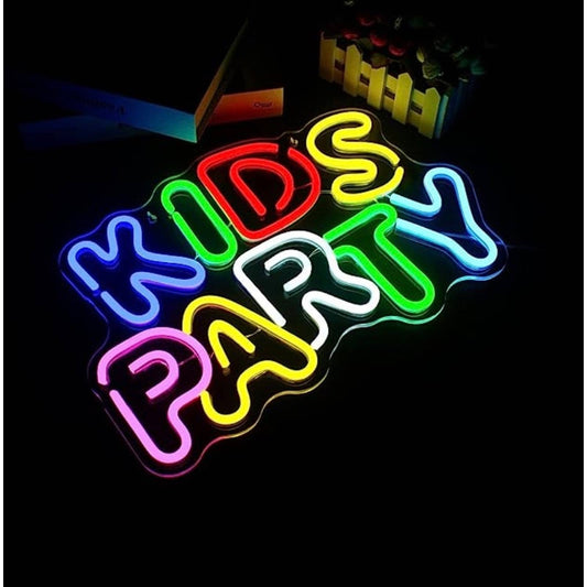 Fun Vivid Bright Rainbow Kids Party LED Night Light Room Wall Decoration